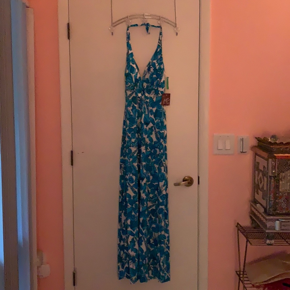 *RARE Dead stock* vintage DeWeese halter dress 70s